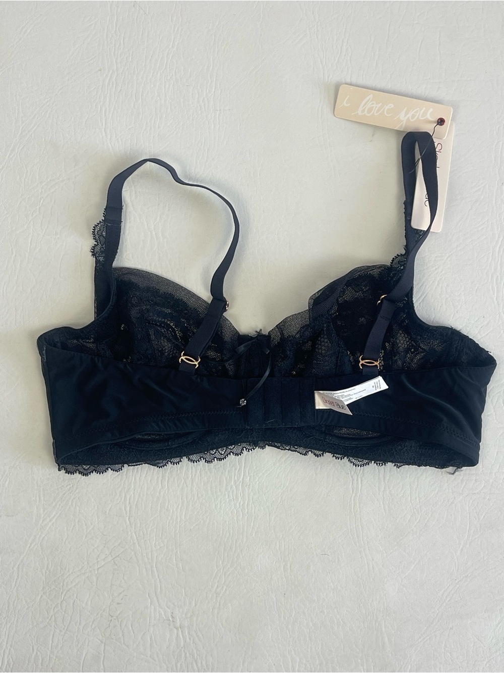 Skarlett Blue Black Lace Underwire Bra 34D NWT - Picture 6 of 9